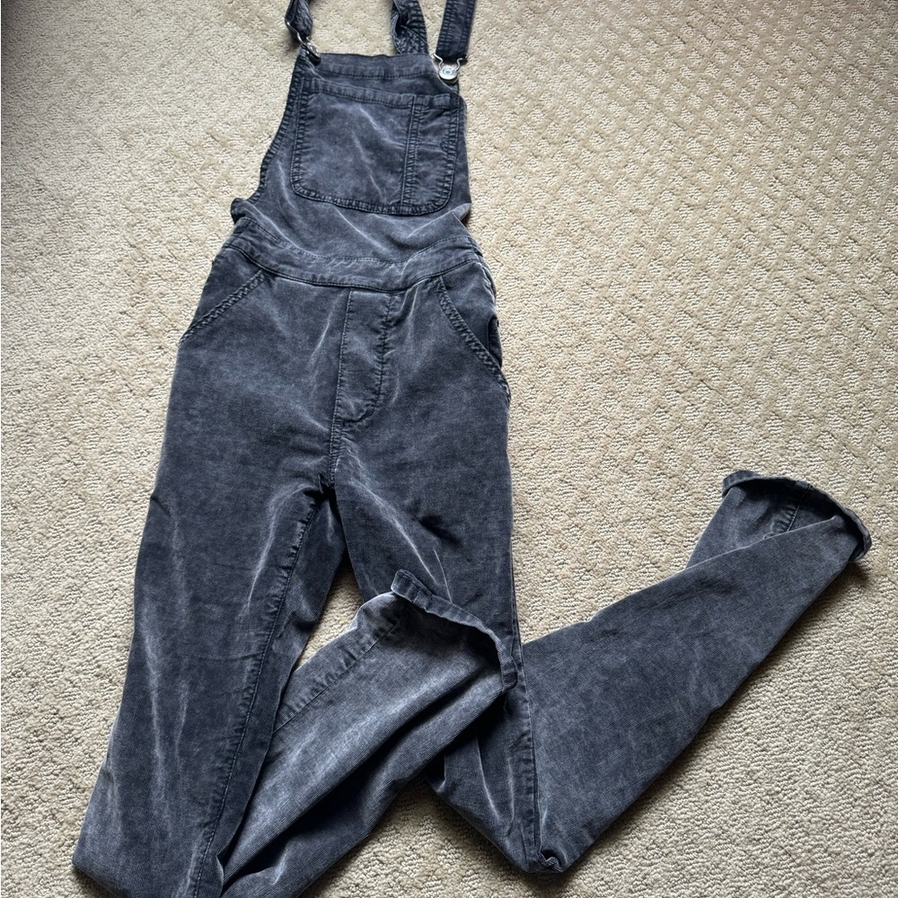 Corduroy Open Back Jumpsuit